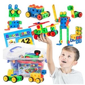 163 Piece Brickyard STEM Construction Engineering Building Set